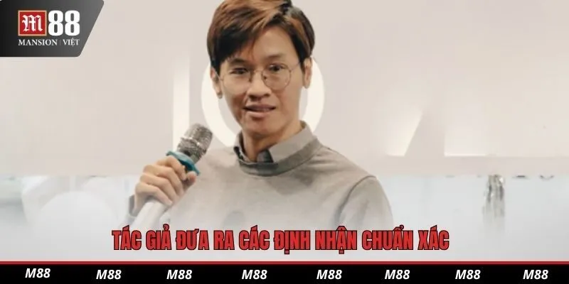 Tác giả đưa ra các định nhận chuẩn xác