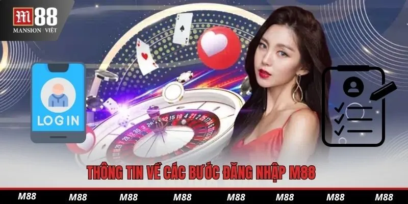 Thông tin về các bước đăng nhập M88